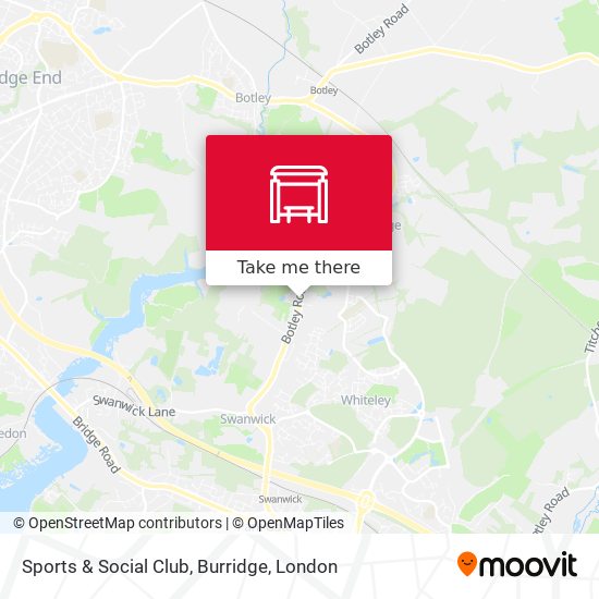 Sports & Social Club, Burridge map