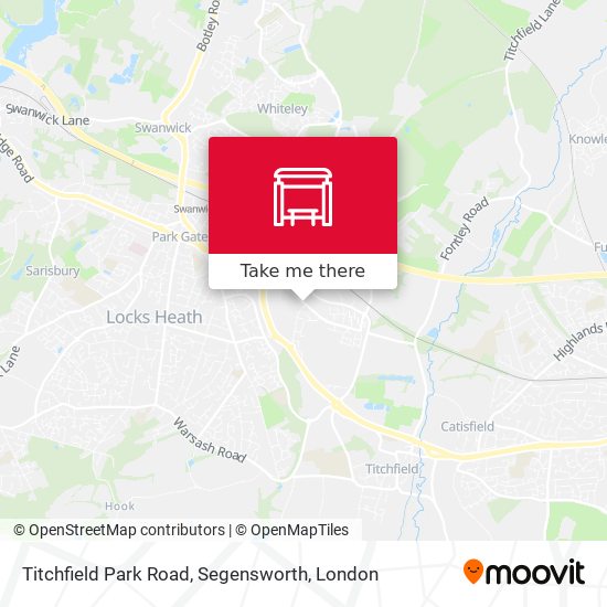 Titchfield Park Road, Segensworth map