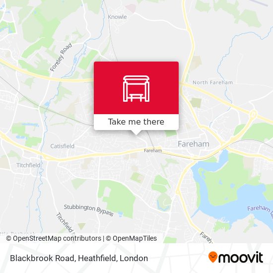 Blackbrook Road, Heathfield map