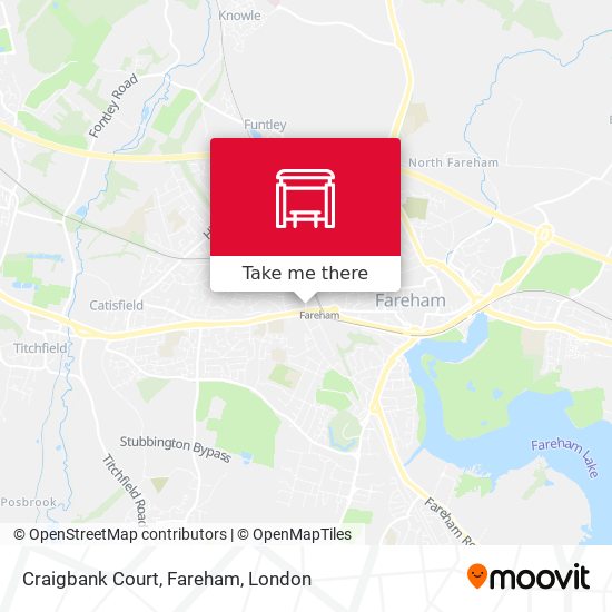 Craigbank Court, Fareham map