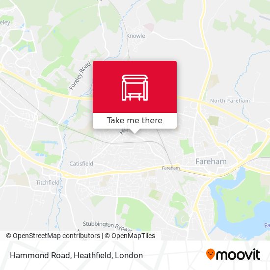 Hammond Road, Heathfield map