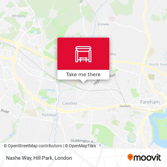 Nashe Way, Hill Park map
