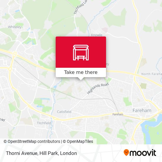 Thorni Avenue, Hill Park map