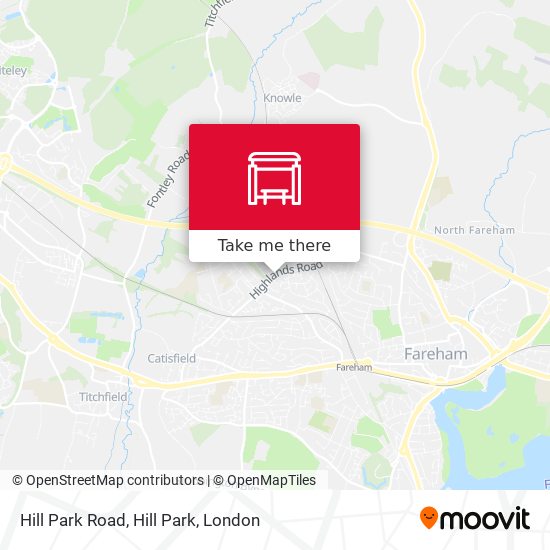 Hill Park Road, Hill Park map