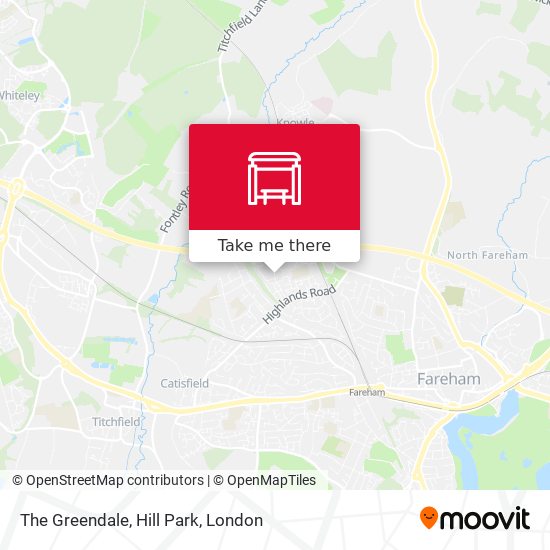 The Greendale, Hill Park map