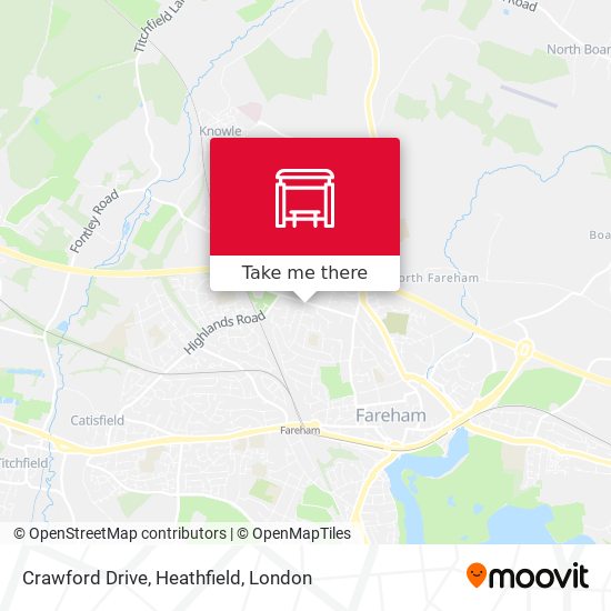 Crawford Drive, Heathfield map