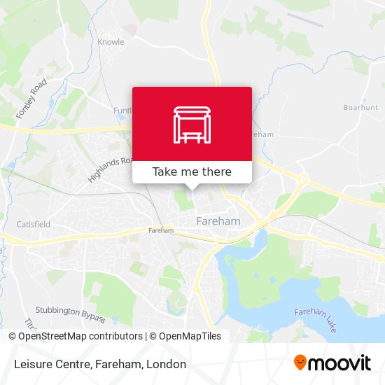 Leisure Centre, Fareham map