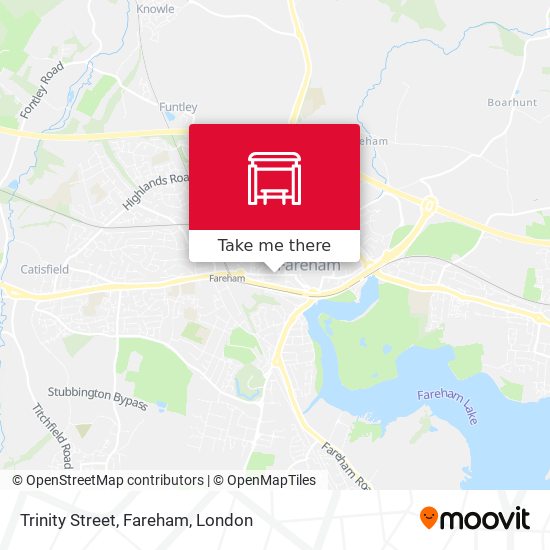 Trinity Street, Fareham map