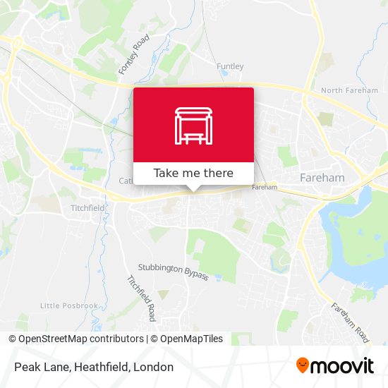 Peak Lane, Heathfield map