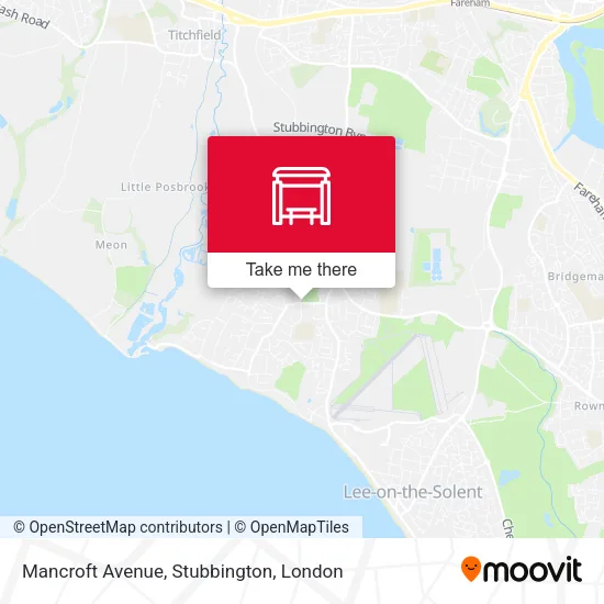 Mancroft Avenue, Stubbington map