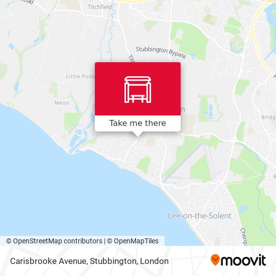 Carisbrooke Avenue, Stubbington map