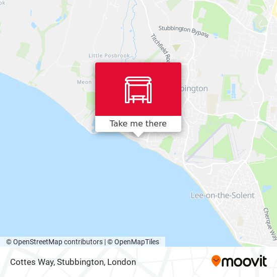 Cottes Way, Stubbington map