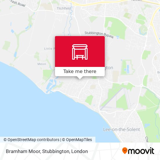 Bramham Moor, Stubbington map