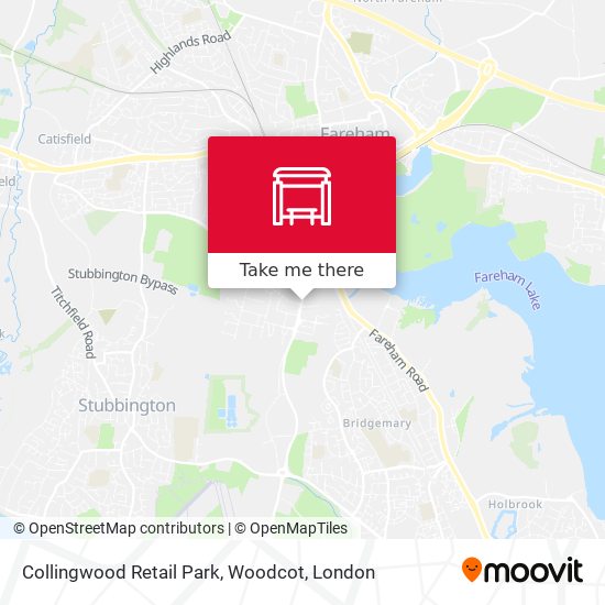 Collingwood Retail Park, Woodcot map