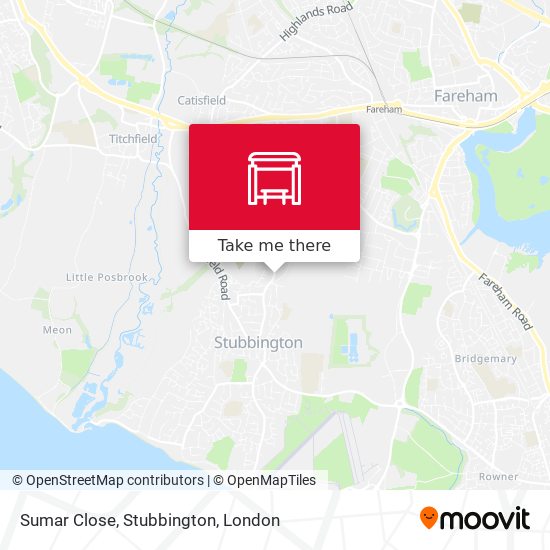 Sumar Close, Stubbington map