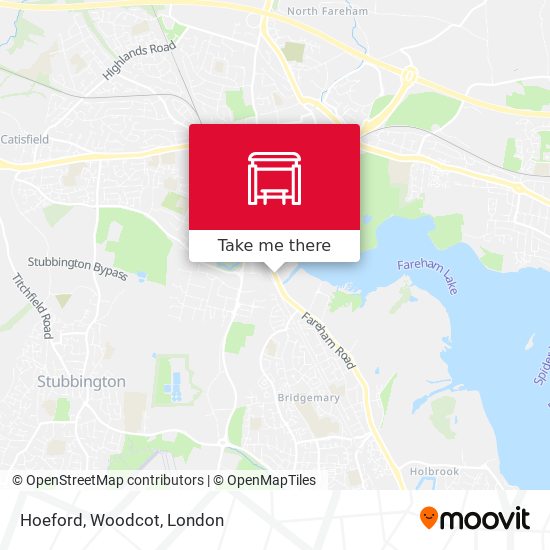Hoeford, Woodcot map