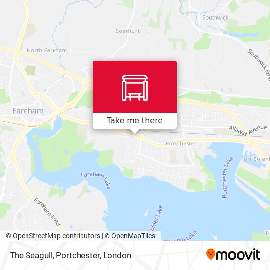 The Seagull, Portchester map