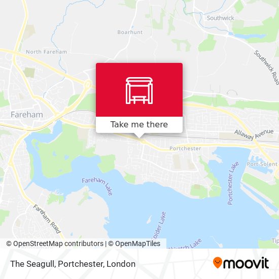 The Seagull, Portchester map