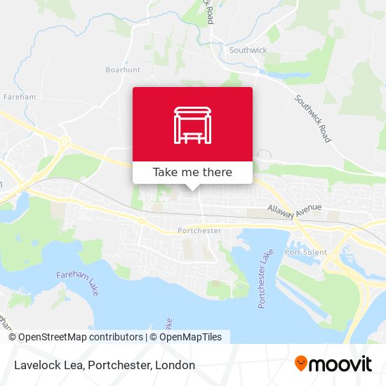 Lavelock Lea, Portchester map