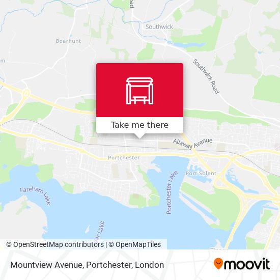 Mountview Avenue, Portchester map