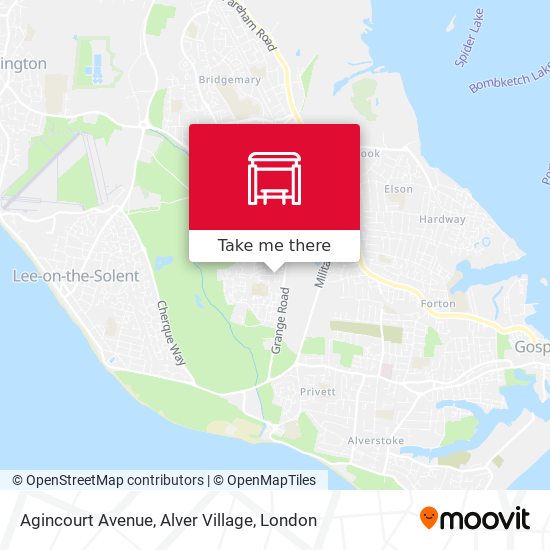 Agincourt Avenue, Alver Village map