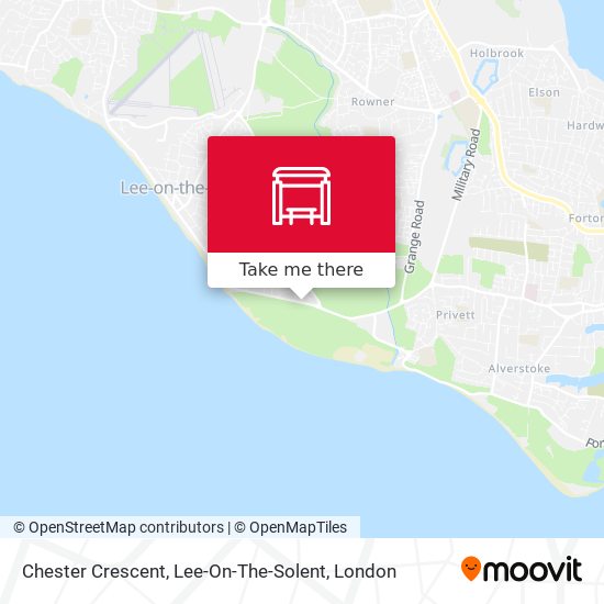 Chester Crescent, Lee-On-The-Solent map
