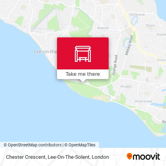 Chester Crescent, Lee-On-The-Solent map