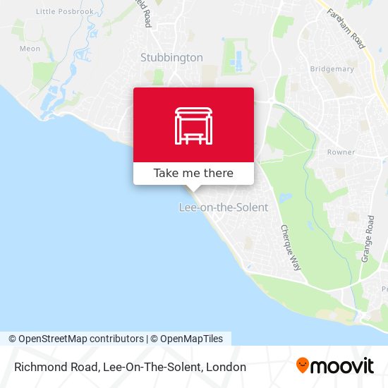 Richmond Road, Lee-On-The-Solent map
