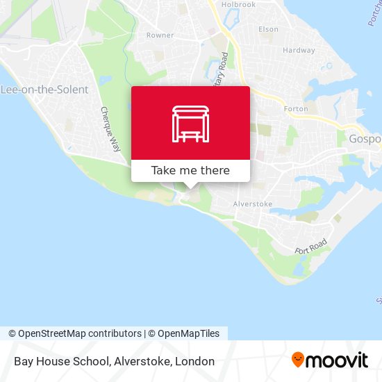 Bay House School, Alverstoke map