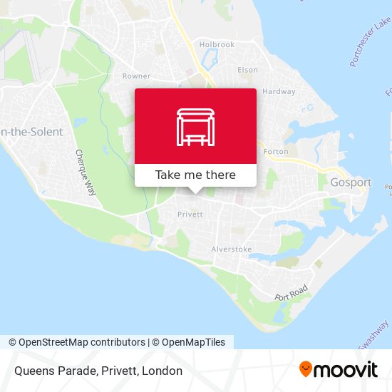 Queens Parade, Privett map