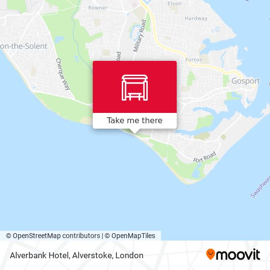 Alverbank Hotel, Alverstoke map