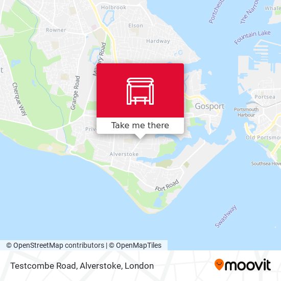 Testcombe Road, Alverstoke map