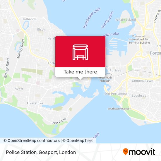 Police Station, Gosport map