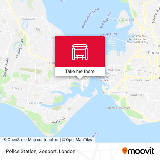Police Station, Gosport map
