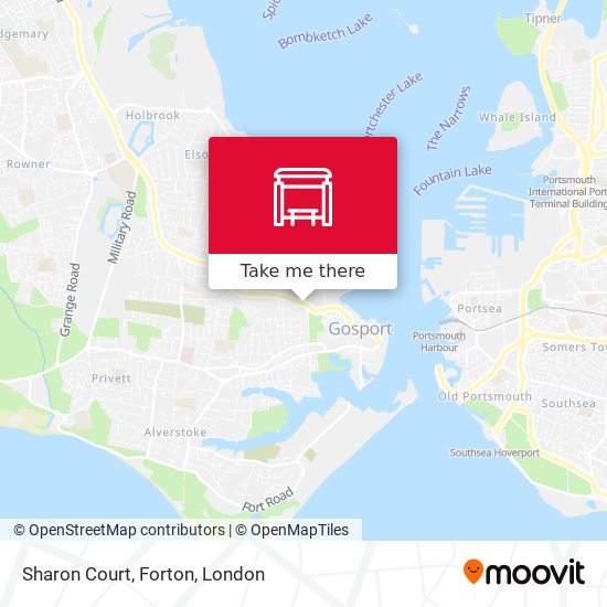 Sharon Court, Forton map