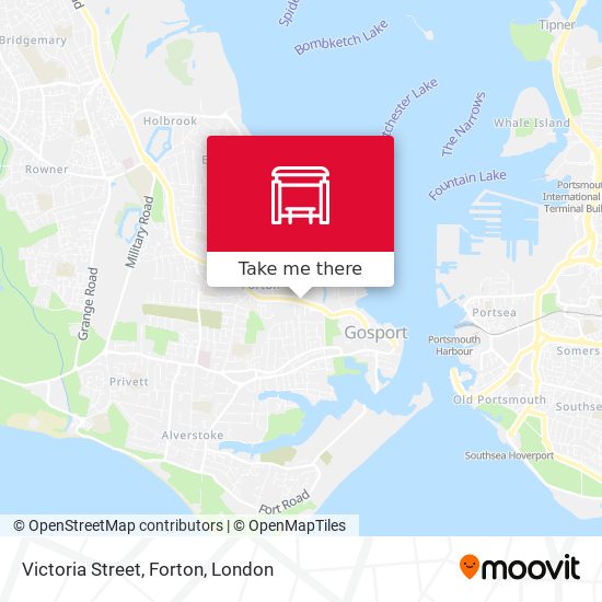 Victoria Street, Forton map