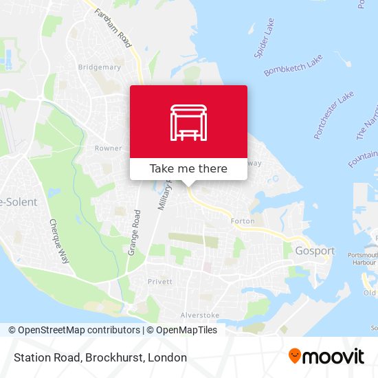 Station Road, Brockhurst map