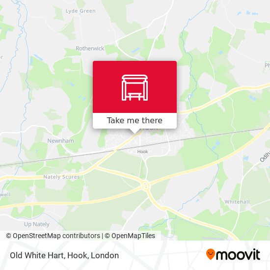 Old White Hart, Hook map