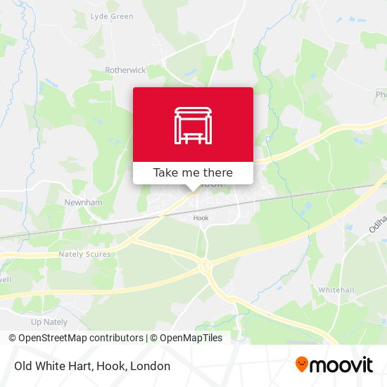 Old White Hart, Hook map