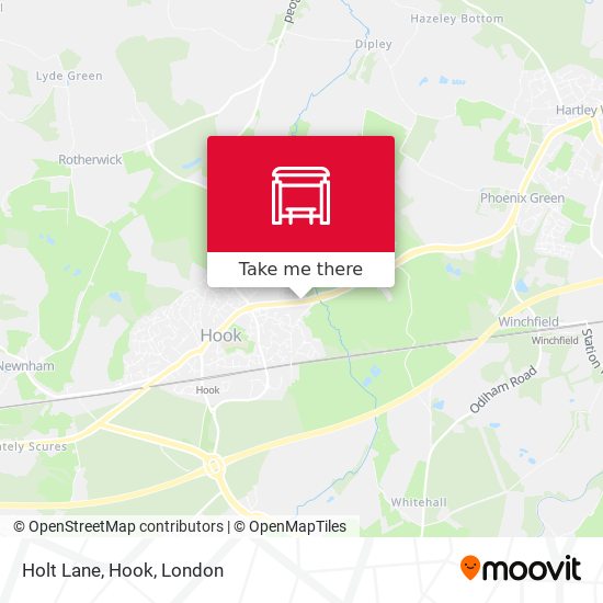 Holt Lane, Hook map