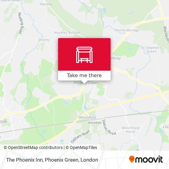 The Phoenix Inn, Phoenix Green map