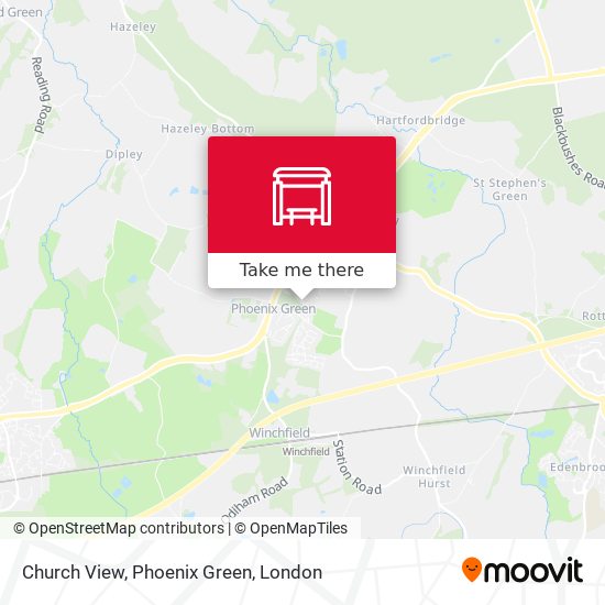 Church View, Phoenix Green map