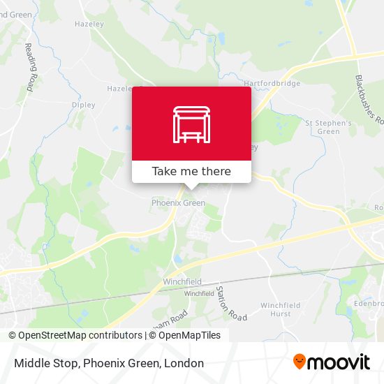 Middle Stop, Phoenix Green map