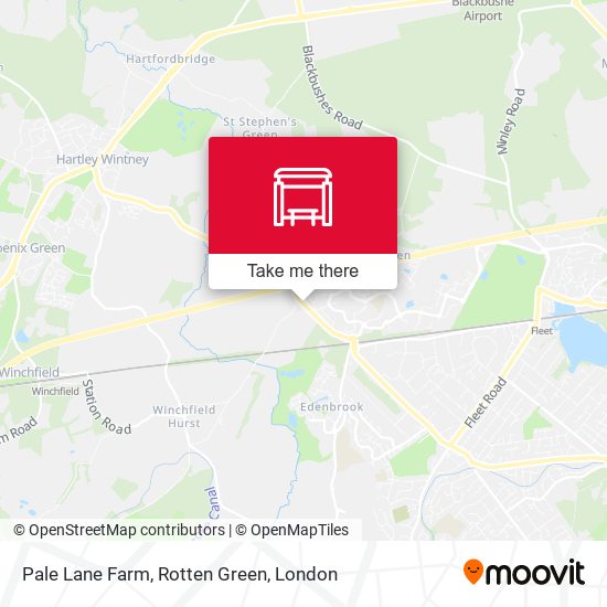 Pale Lane Farm, Rotten Green map