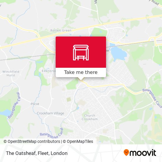 The Oatsheaf, Fleet map