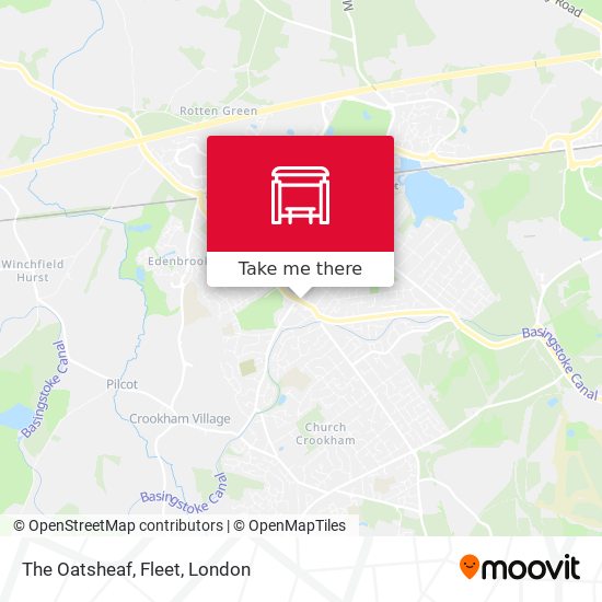 The Oatsheaf, Fleet map