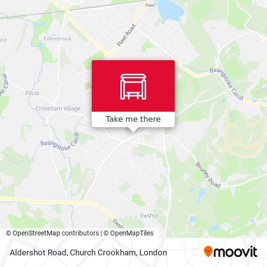 Aldershot Road, Church Crookham map