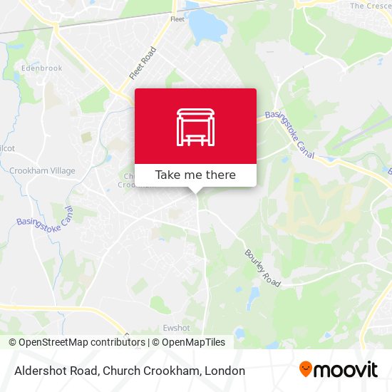 Aldershot Road, Church Crookham map