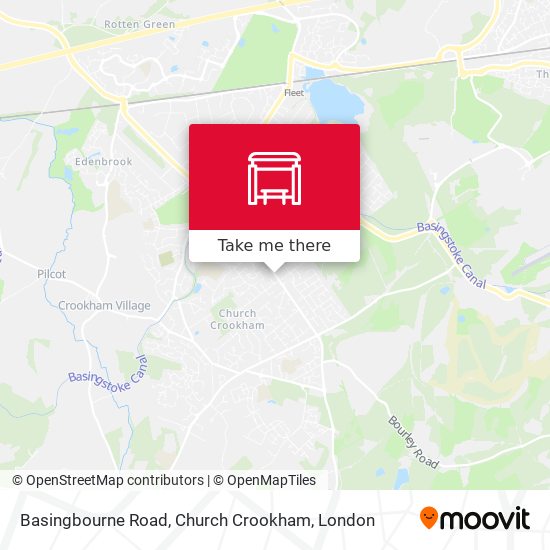 Basingbourne Road, Church Crookham map