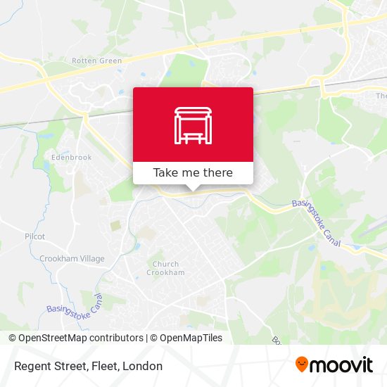 Regent Street, Fleet map